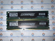 "Lot of 2" Crucial Ballistix Sport 16GB Total (8GBx2) DDR3 PC3-12800 RAM TESTED!