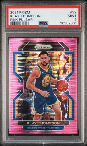 Klay Thompson [Gold Prizm] #92 2021 Panini Prizm card