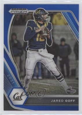 2021 Panini Prizm Draft Picks Blue Prizm 164/199 Jared Goff #12 9su