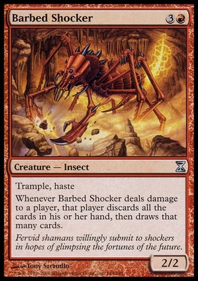 Barbed Shocker - Time Spiral #144/301 MTG Magic The Gathering