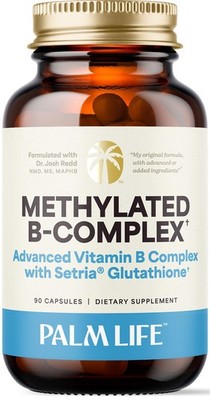Palm Life Advanced Methylated Vitamin B Complex, 90 Capsules, 30 Servings