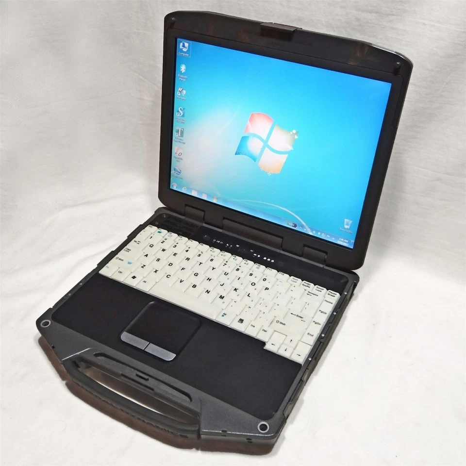 General Dynamics GD8000 160GB SSD 6GB RAM Laptop Robusto GPS Toughbook - Imagem 3 de 4