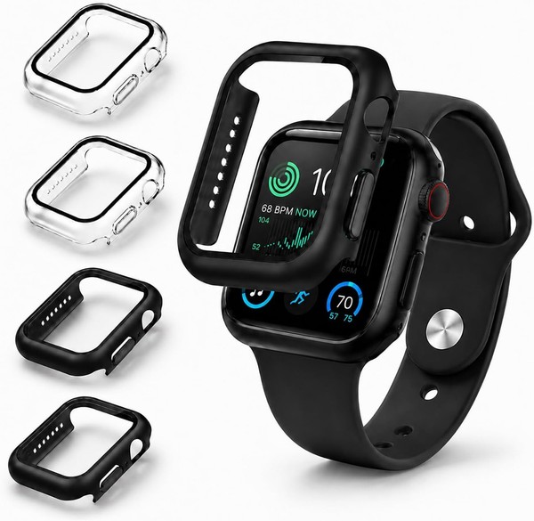 SchutzhüLle FüR Apple Watch 44Mm 4 StüCk SE3 SE2 Series 6 5 4 ZubehöR-image