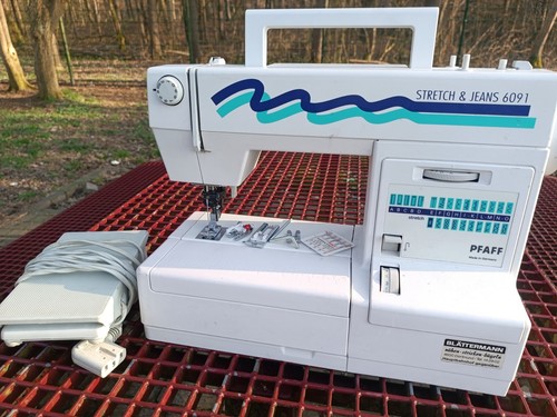 Nähmaschine PFAFF IDT Obertransport 6091 Zubehör Jeans Leder Seide Baumwolle - Bild 4 von 9