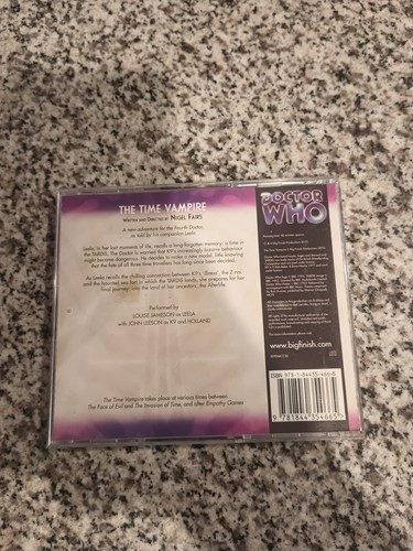 Dr Who the Time Vampire CD (Dr Who Big Finish Compan... by Fairs, Nigel CD-Audio - Picture 2 of 2