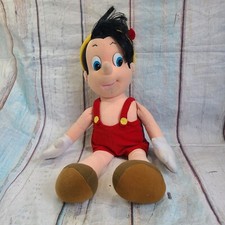 Disney Mattel Pinocchio Doll Cloth Plush 18" VTG 1992 Stuffed Boy Toy Large