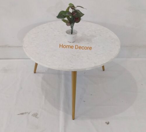 handmade bone inlay coffee table, bone inlay center table, bone inlay furniture - Picture 5 of 7