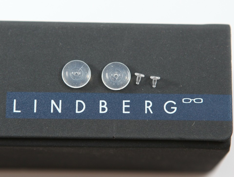 Authentic LINDBERG 10mm Round Silicone Replacement Nose Pads Snapin