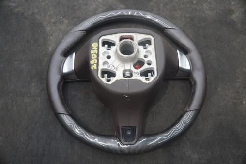 Driver Steering Wheel Carbon Fiber Trim 97034780341 Porsche Panamera 970 2014-16 - Picture 3 of 7