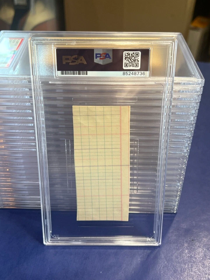 Vintage Bill Terry Signed 2x4 Cut PSA COA - Image 3 of 3