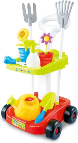 Garden Toy Cart for Kids with Gardening Tools | Educational Toys for Children |  - Photo 1 sur 12