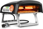 NutriChef Portable Outdoor Gas Oven-Foldable Feet, Adj Heat Dial, Inc Burner