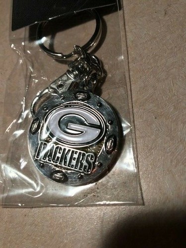 Green Bay Packers Key chain Metal Heavyweight Key Ring NFL Aminco - Picture 2 of 3