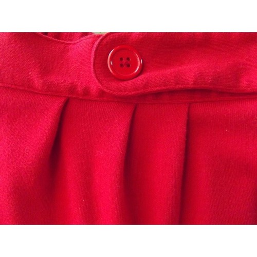 Falda Midi Tejida Roja Venezia 22/24 Trasera Elástica Confort Cintura Estirada - Imagen 6 de 10