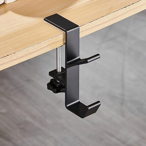 No Punch Table Clip Hook Headphone Holder O7U3 A2K1 E0O5 - Picture 9 of 17