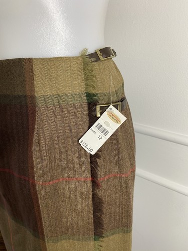 NWT Talbots Woman’s 100% Wool Long Skirt Brown Sz 12 ~ BEAUTIFUL ~ - Picture 6 of 7