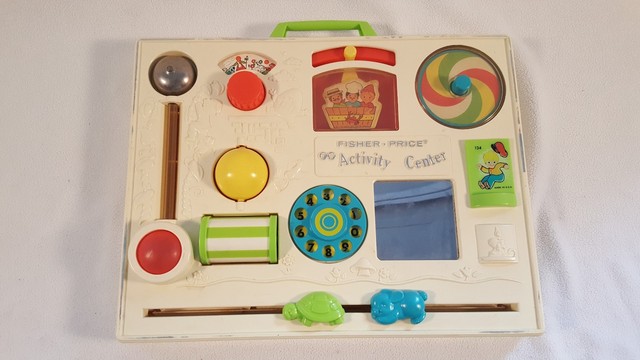 fisher price activity center vintage