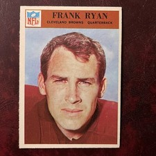 1966 Philadelphia Set FRANK RYAN #49 CLEVELAND BROWNS - NR-MINT *HIGH GRADE*
