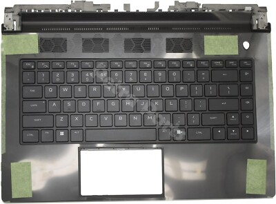0P3H1 Palmrest Upper Case US Non-Backlit Keyboard for Dell Alienware M15 R5 R6