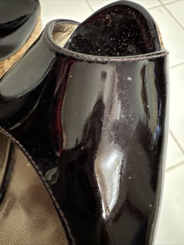 Christian Louboutin Deep Burgundy Une Plume Espadrille Wedge Sandals. Sz. 41/10. - Picture 13 of 13