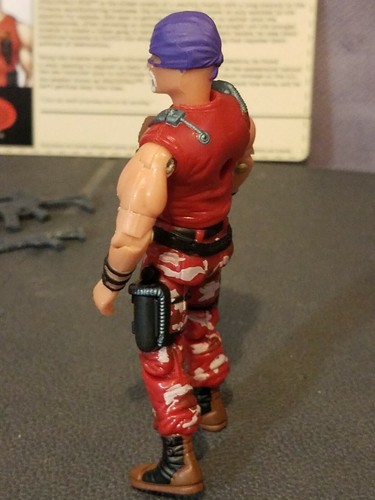 GI JOE ~ 2004 OTIS ~ HTF DREADHEADS ~ DREADNOK RAMPAGE ~ 100% COMPLETO Y TARJETA - Imagen 2 de 5