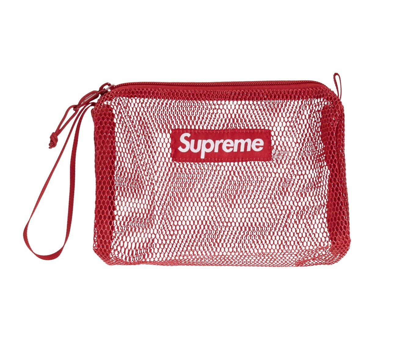 Supreme Mesh Utility Pouch Dark Red SS20 - Brand New With Tags
