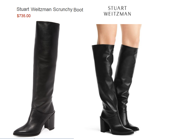 stuart weitzman scrunchy boot