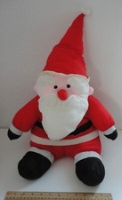 Vintage Christmas Plush Puffy Parachute Santa Claus 25" Stuffed Toy