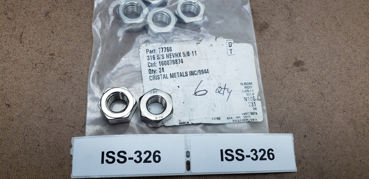 QTY 6 Fastenal 77766 5/8