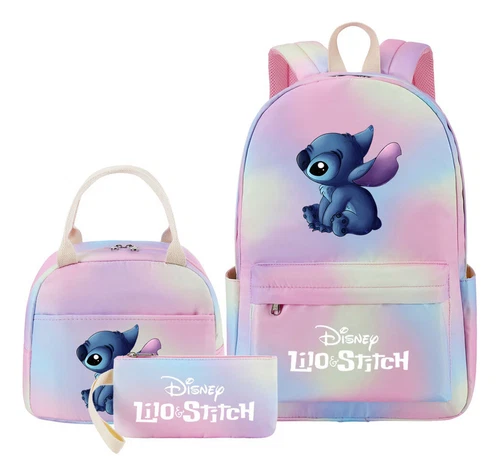 Lilo and Stitch Teenage Student Girls School Bag Three Piece Backpack Set - Picture 2 of 53