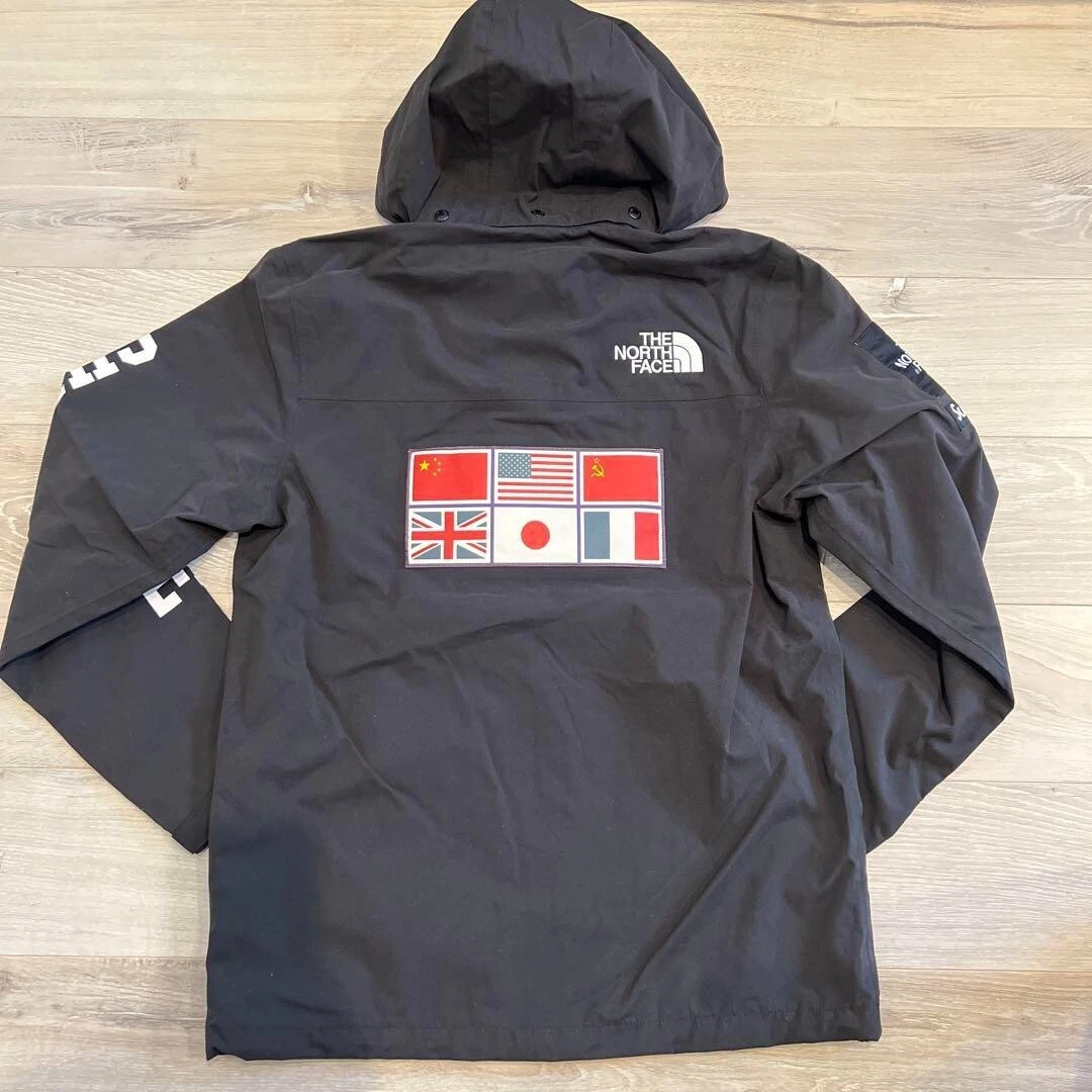 Veste d'entraîneurs d'expédition SUPREME THE NORTH FACE 14SS NP01440 nylon noir neuve