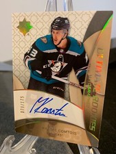 Maxime Comtois 2018-19 UD Ultimate Rookies Autograph # 79/175 Anaheim Ducks