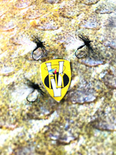 3 V Fly Size 14 Ultimate RV Sparkle Hi Float Super Hawthorn Dry Trout Flies