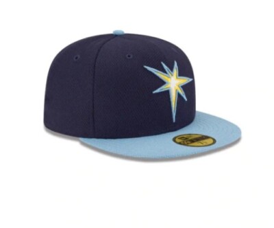 Tampa Bay Rays MLB New Era ''Diamond Era'' 2016 59FIFTY Navy/Light Blue 7 3/8
