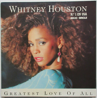 Whitney Houston　Greatest Love Of All　CD WHITNEY HOUSTON Greatest Love Of All 1986 SPAIN White Label Promo