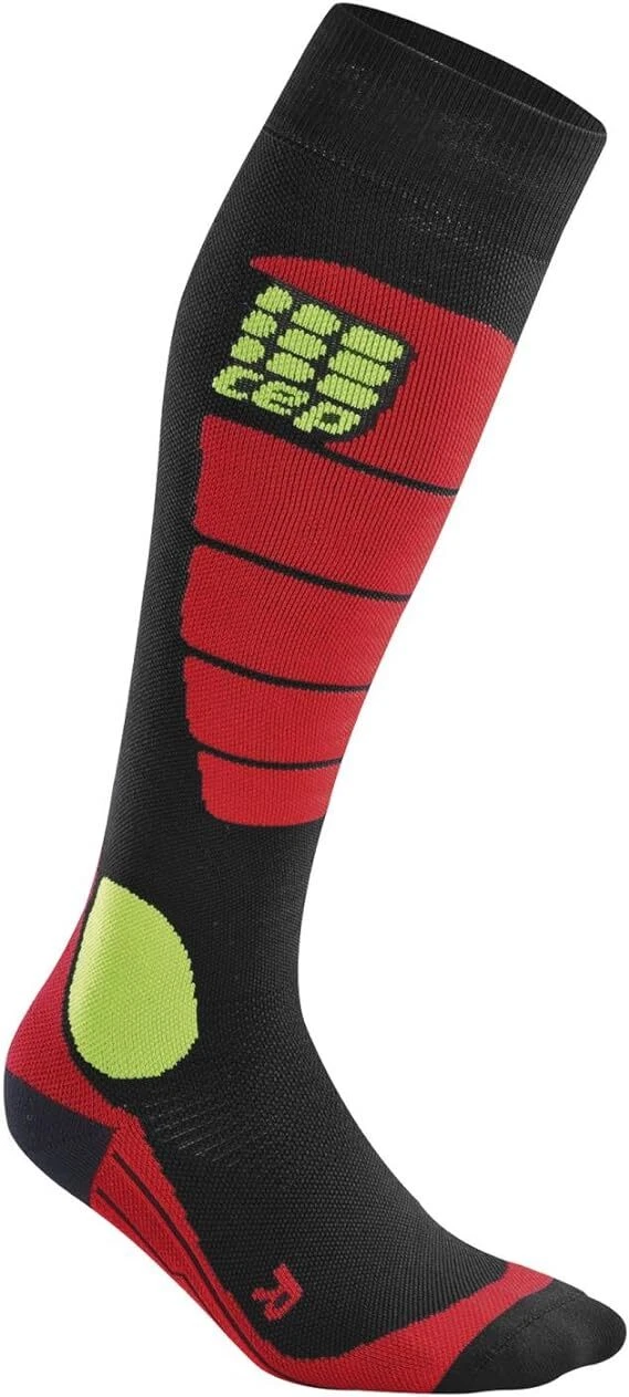 CEP Women's Progressive Snowboard Compression Socks Pick Size Color Red / Black