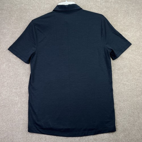 Lululemon Polo Mens Medium (39" Chest) Blue Breathable Performance Golf Casual - Picture 7 of 12