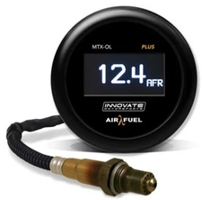 Innovate MTX-OL PLUS Wideband Digital Air/Fuel Ratio OLED Gauge Kit 8ft w/O2