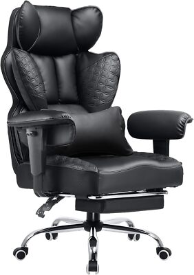 COMHOMA Big and Tall Office Chair 400LBS Wide Ergonomic Gaming Chair with Deluxe