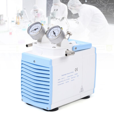 #ad 160W Lab Vacuum Filtration Distillation Drying Oil Free Diaphragm Vacuum Pump $267.90