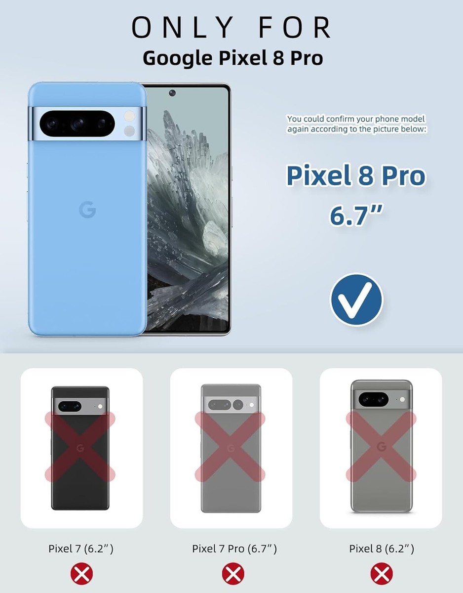 HUOUH For Google Pixel 8 5G Wallet Case With RFID Blocking PU - View #10