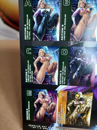 *Foil Waifu Chronicles Spider Gwen Katya Sinyukhina Limited Full N Faro’s Lounge - Bild 2 von 3