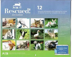 PETA 2025 Wall Calendar - Rescued! Cat Dog Donkey Horse Bunny Duck Chicken Goat — photo 2