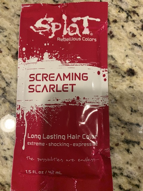 Splat Midnight Scarlet Red Hair Dye Kit Semi-permanent for ...