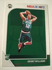 2019-20 GRANT WILLIAMS NBA HOOPS ROOKIE CARD RC #218 BOSTON CELTICS TENNESSEE 
