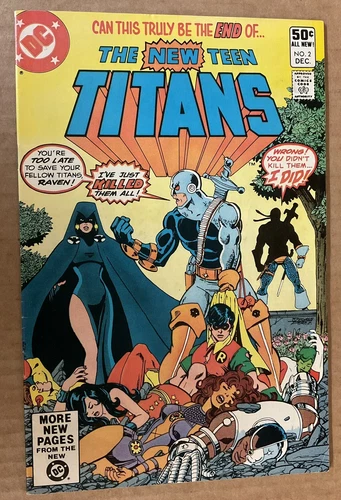 NEW TEEN TITANS #2 (1980) DC; Marv Wolfman, George Pérez; 1st Deathstroke; F/VF