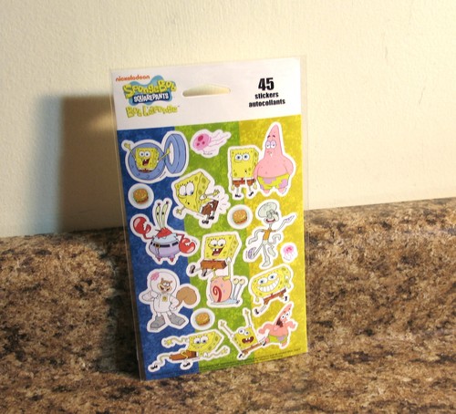 SpongeBob Schwammkopf Aufkleber Set NEU