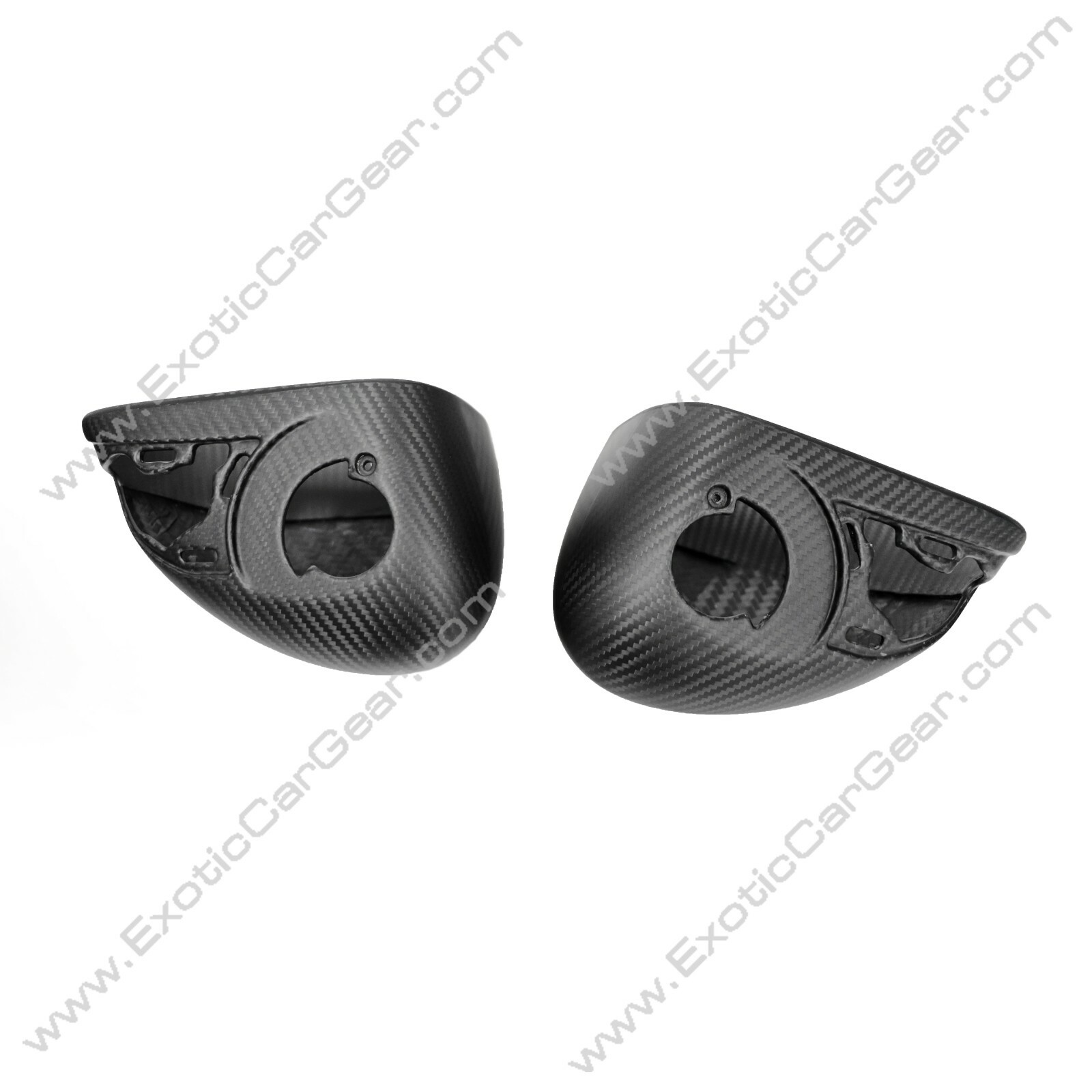 McLaren 570S Matte Carbon Fiber Outer Mirror Housings