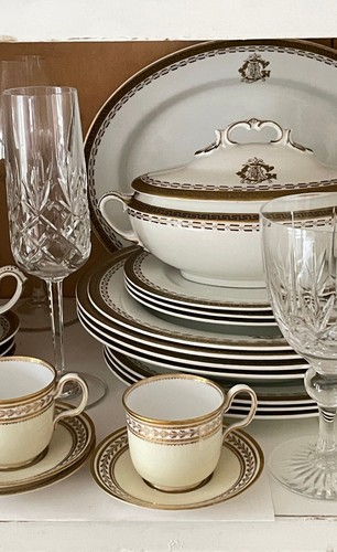 spode copeland's cream gold trim tea cup china sets - Picture 16 of 16