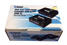 VANCO VGA over Cat5e/Cat6 Extender with Audio...